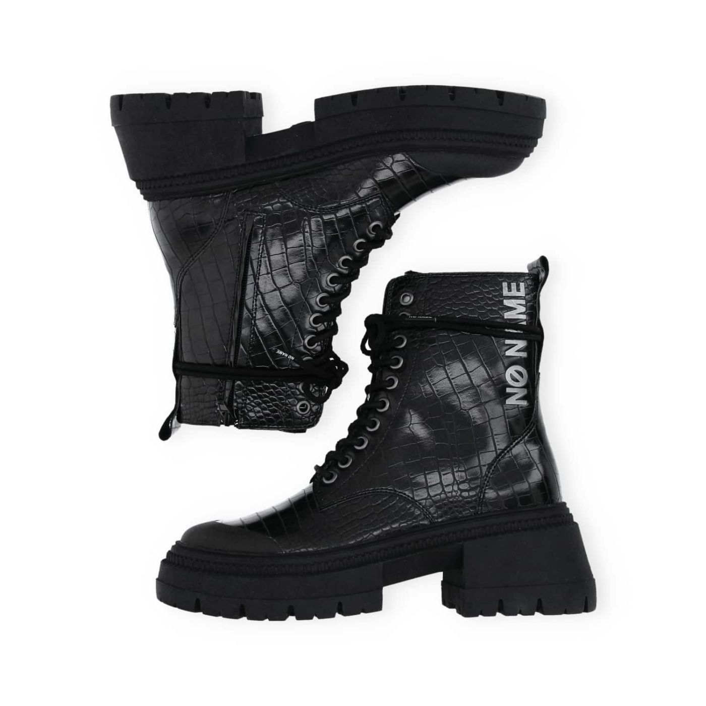STRONG RANGER BOOTS - PRINT CROCO - BLACK